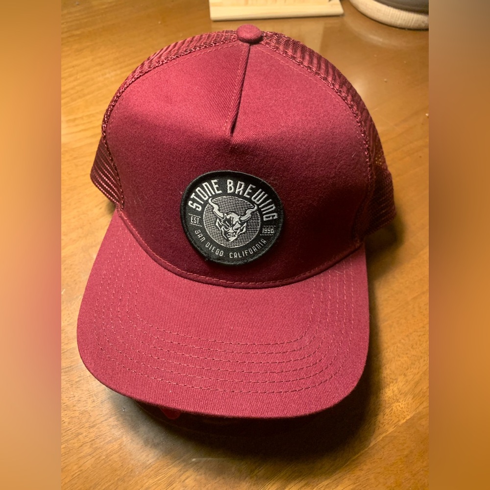 STONE Brewing Trucker Hat - Maroon